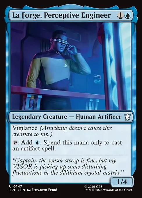 La Forge, Perceptive Engineer · Star Trek Commander 147/1