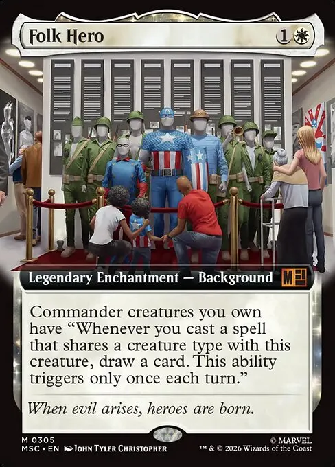 Folk Hero · Marvel Super Heroes Commander 305/9