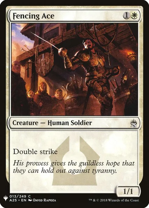 Fencing Ace · The List A25-13/5050