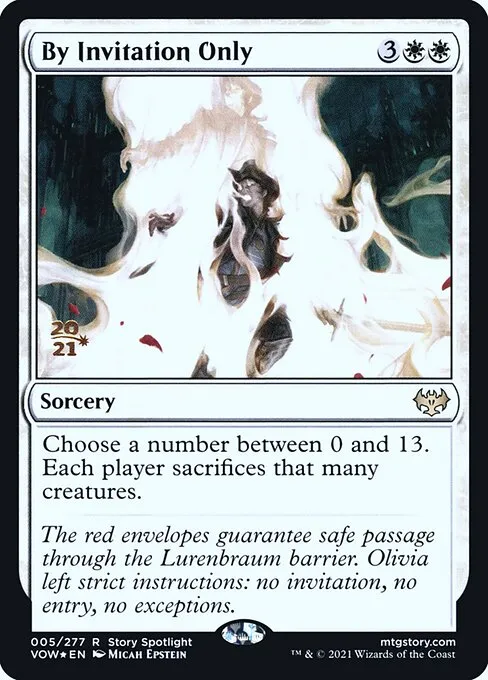 By Invitation Only · Innistrad: Crimson Vow Promos 5s/121