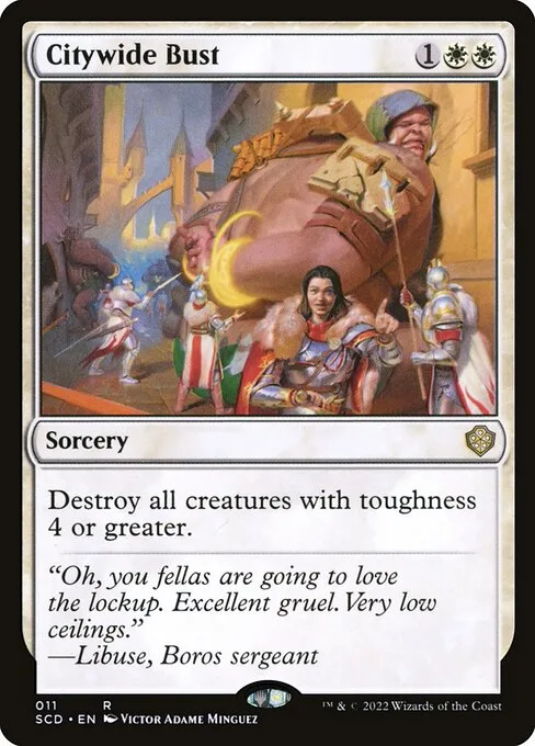 Citywide Bust · Starter Commander Decks 11/352