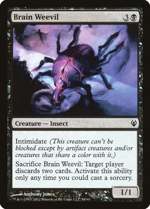 Brain Weevil · Duel Decks: Izzet vs. Golgari 58/90
