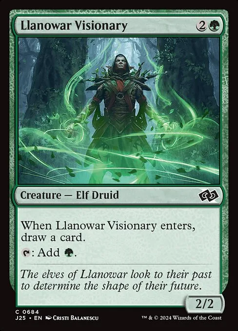 Llanowar Visionary · Foundations Jumpstart 684/779