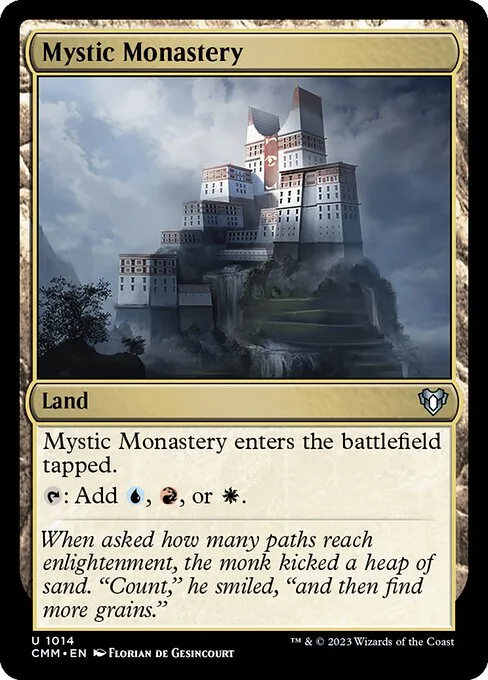 Mystic Monastery · Commander Masters 1014/1067