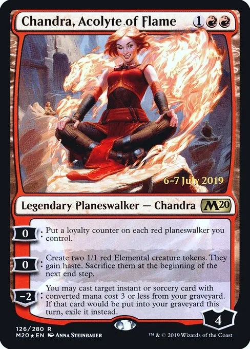 Chandra, Acolyte of Flame · Core Set 2020 Promos 126s/144