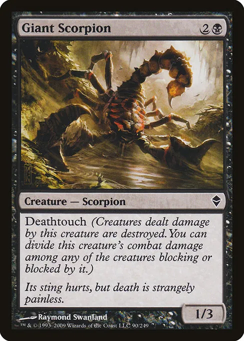 Giant Scorpion · Zendikar 90/269