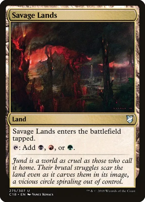 Savage Lands · Commander 2018 275/307