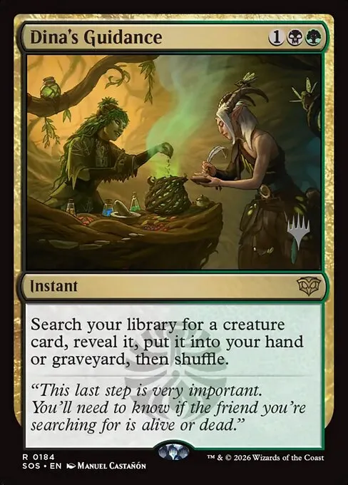 Dina's Guidance · Secrets of Strixhaven Promos 184p/80