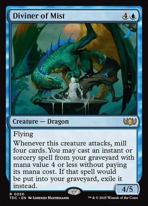 Diviner of Mist · Tarkir: Dragonstorm Commander 20/413