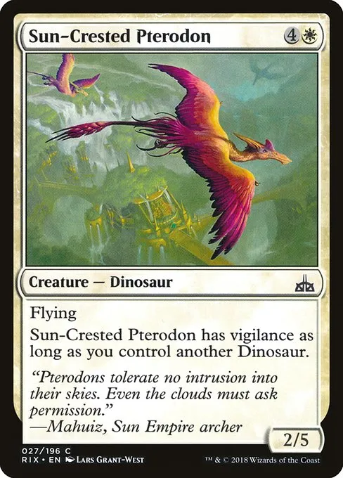 Sun-Crested Pterodon · Rivals of Ixalan 27/205