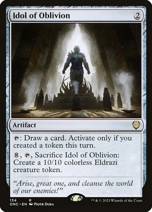 Idol of Oblivion · Phyrexia: All Will Be One Commander 134/174