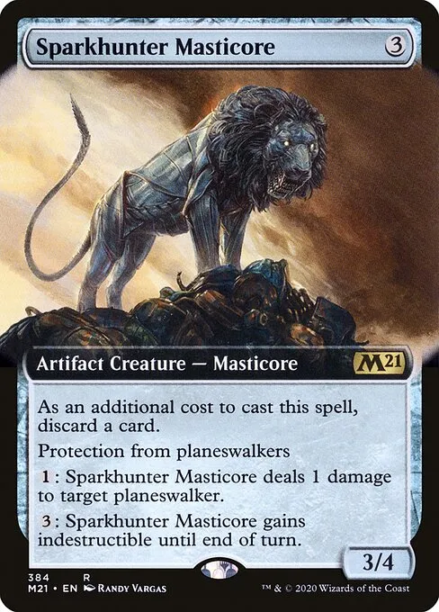 Sparkhunter Masticore · Core Set 2021 384/397