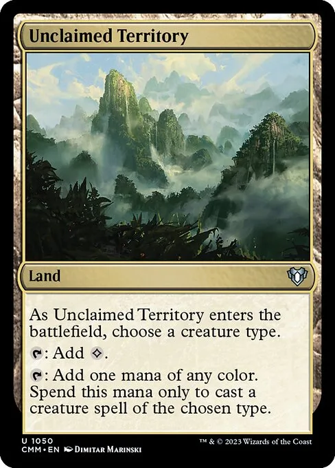 Unclaimed Territory · Commander Masters 1050/1067