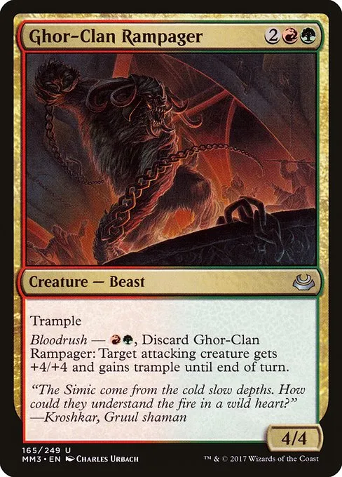 Ghor-Clan Rampager · Modern Masters 2017 165/249