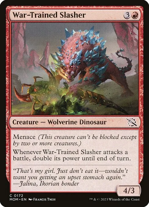 War-Trained Slasher · March of the Machine 172/387