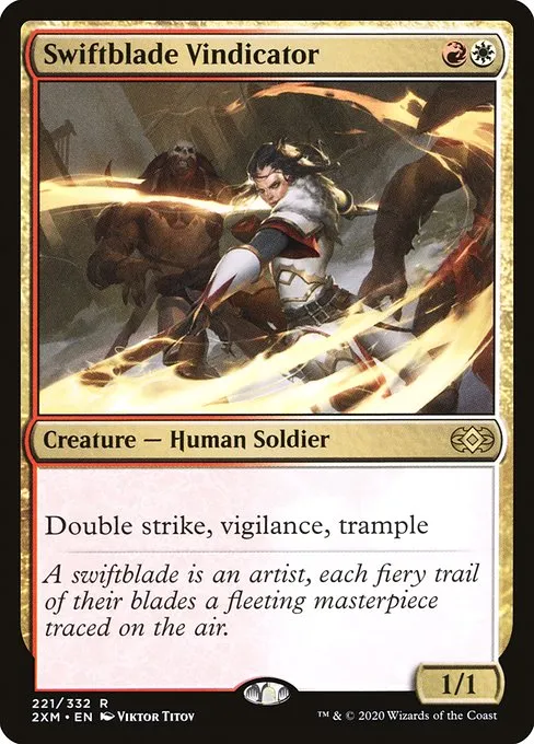 Swiftblade Vindicator · Double Masters 221/384