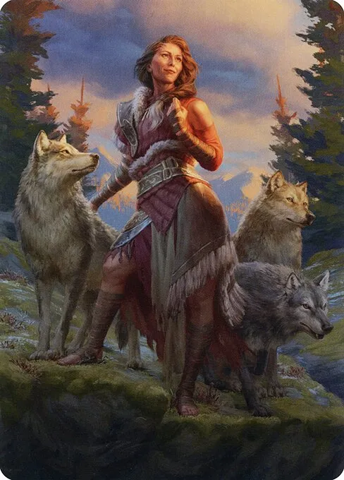 Arlinn, the Pack's Hope // Arlinn, the Pack's Hope · Midnight Hunt Art Series 1/81