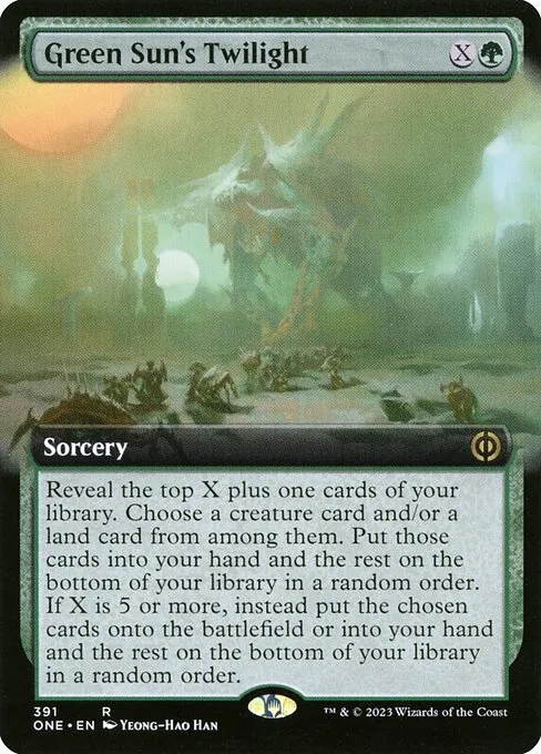 Green Sun's Twilight · Phyrexia: All Will Be One 391/479