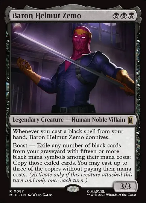 Baron Helmut Zemo · Marvel Super Heroes 87/24