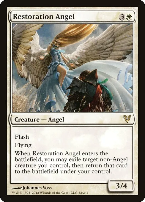 Restoration Angel · Avacyn Restored 32/244