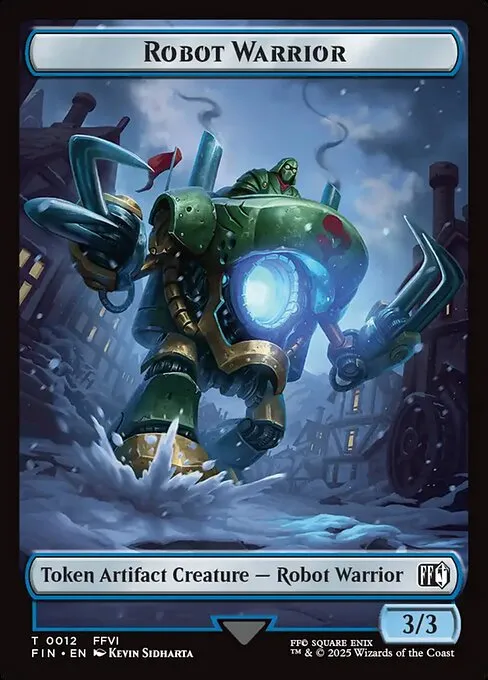 Robot Warrior · Final Fantasy Tokens 12/37