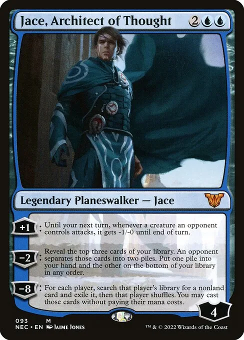 Jace, Architect of Thought · Neon Dynasty Commander 93/179
