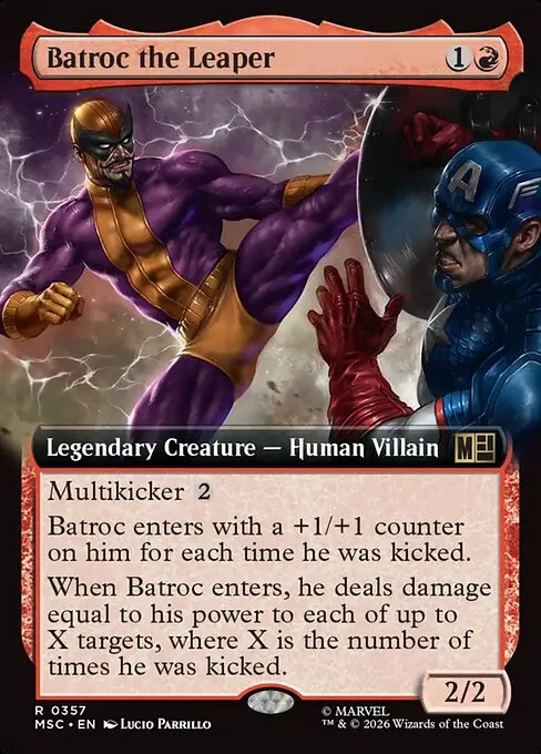 Batroc the Leaper · Marvel Super Heroes Commander 357/9