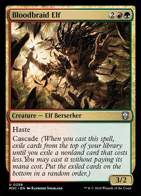 Bloodbraid Elf · Modern Horizons 3 Commander 256/398
