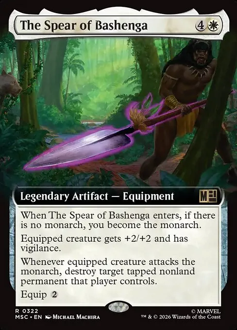 The Spear of Bashenga · Marvel Super Heroes Commander 322/9