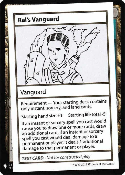 Ral's Vanguard · Mystery Booster Playtest Cards 2019 1/121