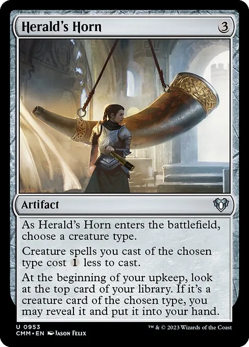 Herald's Horn · Commander Masters 953/1067