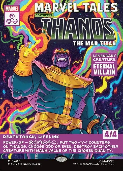 Thanos, the Mad Titan · Marvel Super Heroes 400/24