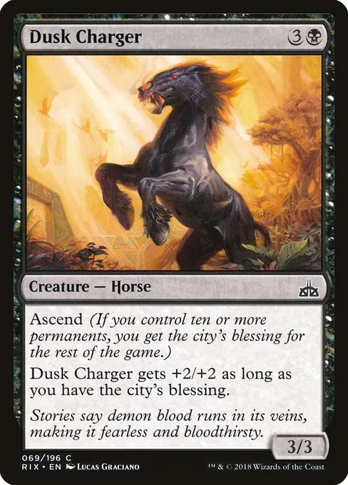 Dusk Charger · Rivals of Ixalan 69/205