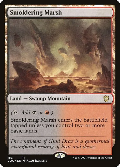 Smoldering Marsh · Crimson Vow Commander 183/188