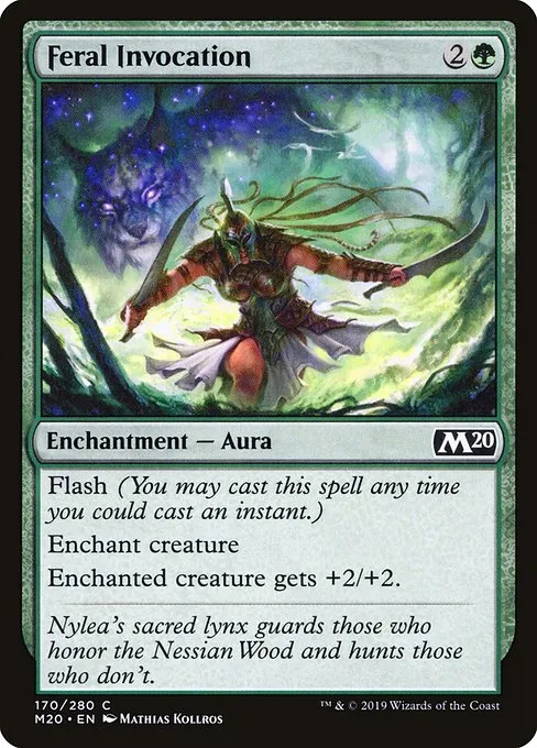 Feral Invocation · Core Set 2020 170/346