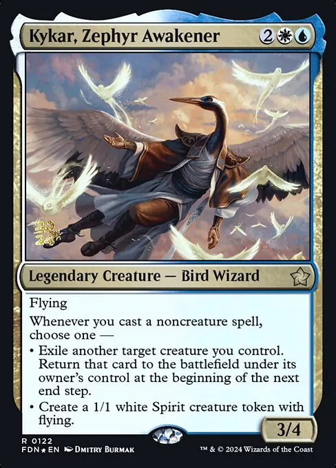 Kykar, Zephyr Awakener · Foundations Promos 122s/106