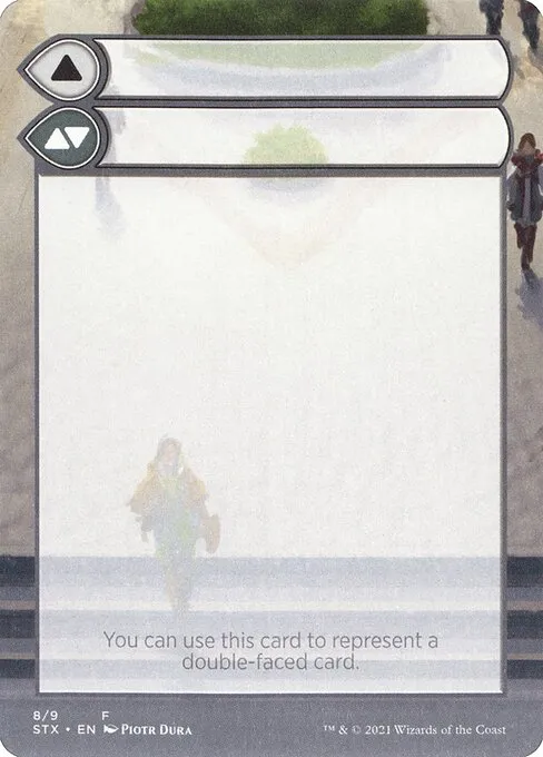 Double-Faced Substitute Card · Strixhaven: School of Mages Substitute Cards 8/9