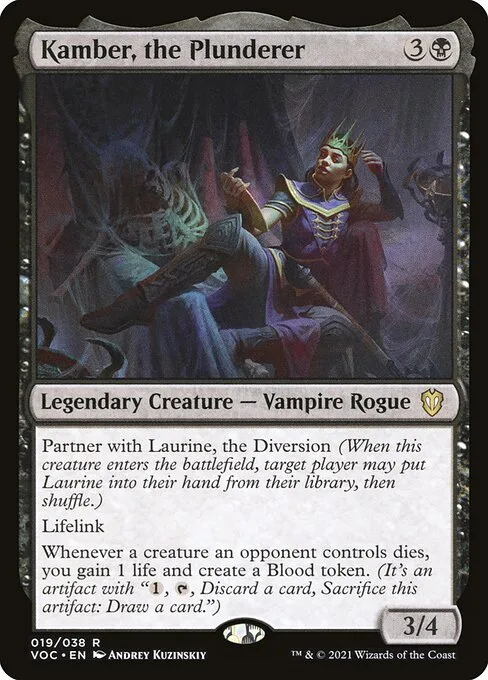 Kamber, the Plunderer · Crimson Vow Commander 19/188