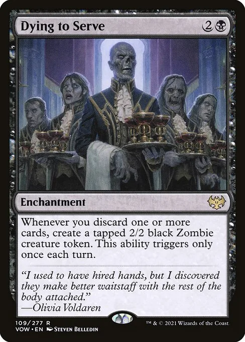 Dying to Serve · Innistrad: Crimson Vow 109/423