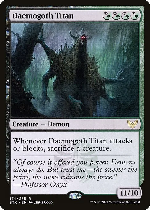 Daemogoth Titan · Strixhaven: School of Mages 174/393