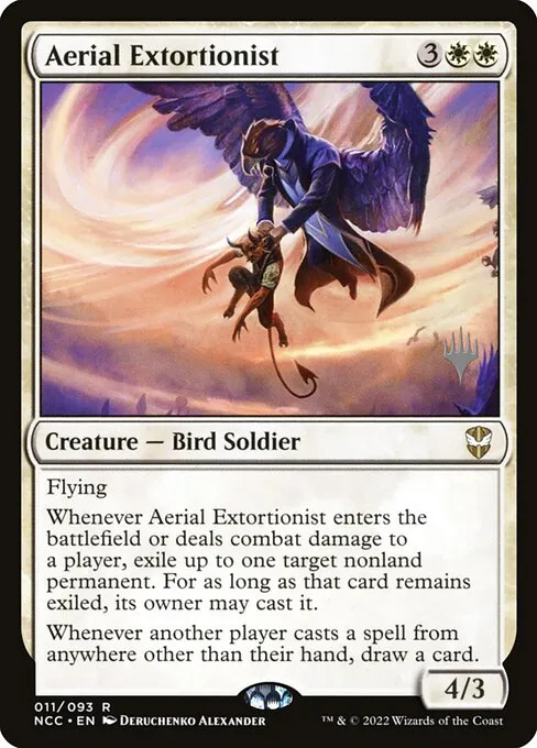 Aerial Extortionist · New Capenna Commander Promos 11p/75