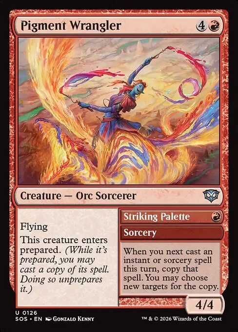 Pigment Wrangler // Striking Palette · Secrets of Strixhaven 126/368