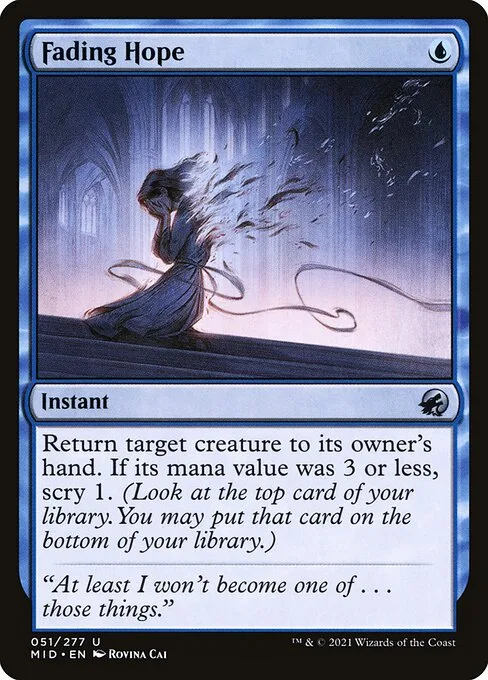 Fading Hope · Innistrad: Midnight Hunt 51/399