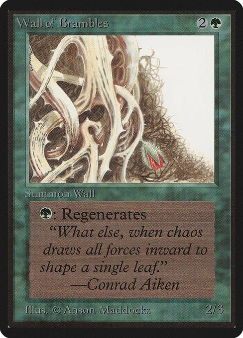 Wall of Brambles · Limited Edition Beta 224/302