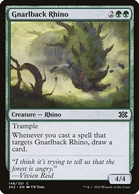 Gnarlback Rhino · Double Masters 2022 148/579
