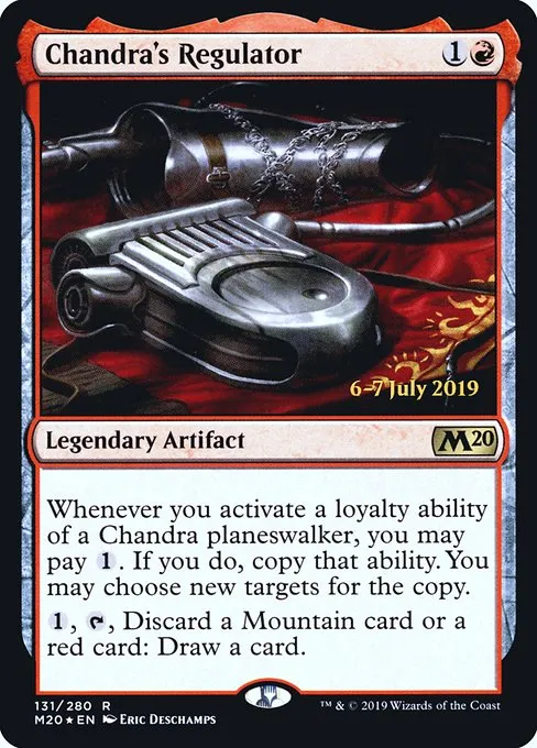 Chandra's Regulator · Core Set 2020 Promos 131s/144