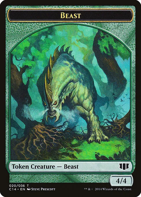 Beast · Commander 2014 Tokens 20/36