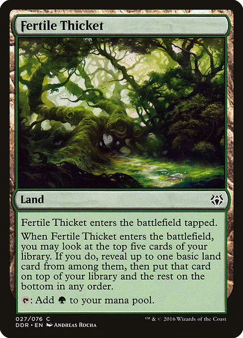 Fertile Thicket · Duel Decks: Nissa vs. Ob Nixilis 27/76