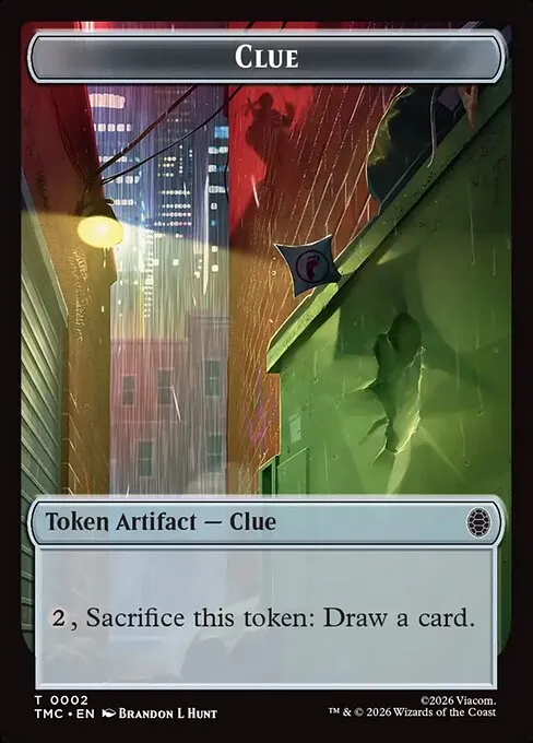 Clue · Teenage Mutant Ninja Turtles Eternal Tokens 2/31