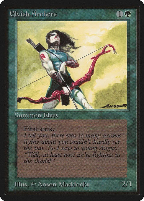 Elvish Archers · Limited Edition Beta 192/302